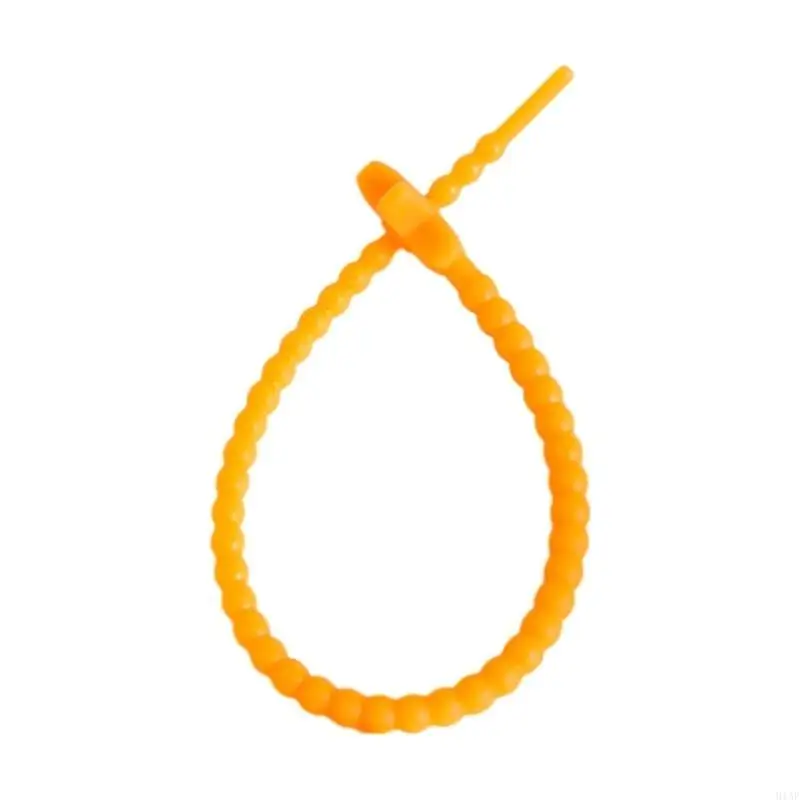 91AF Stars Silicone Rope DIY Jewelry Keychain Accessories Self-Locking Strap Lanyard