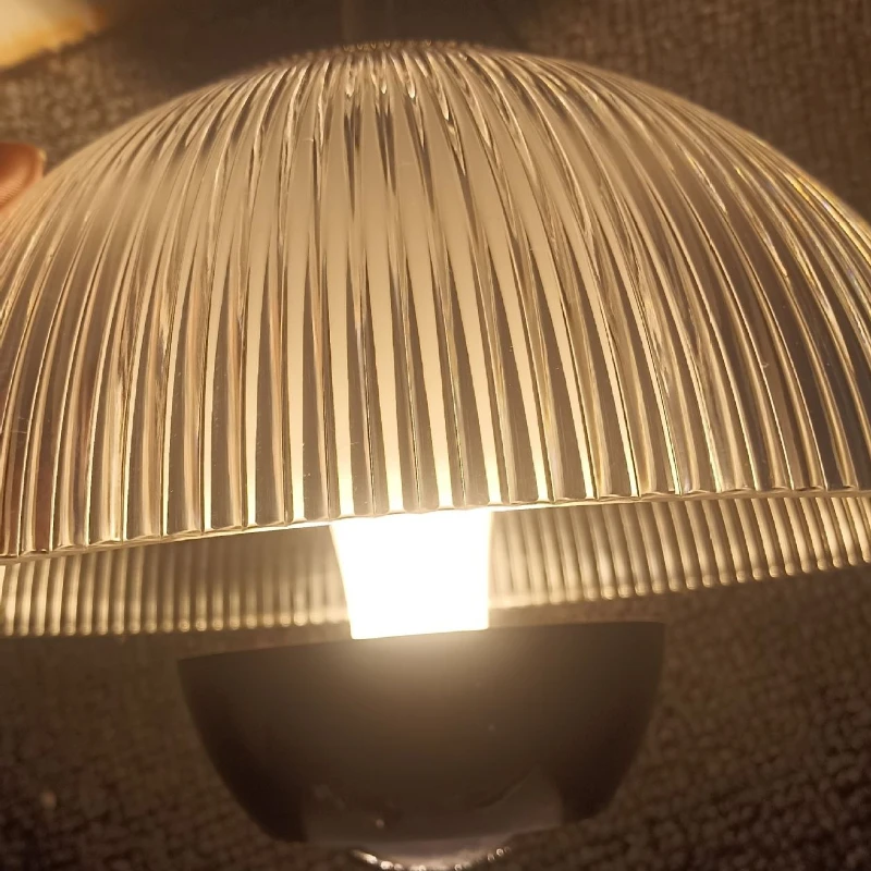 Creativity Mushroom LED Pendant Lights Hand Scan Sensing Adjustable Height Ceiling Chandeliers Bedroom Bedside Decoration Lamps