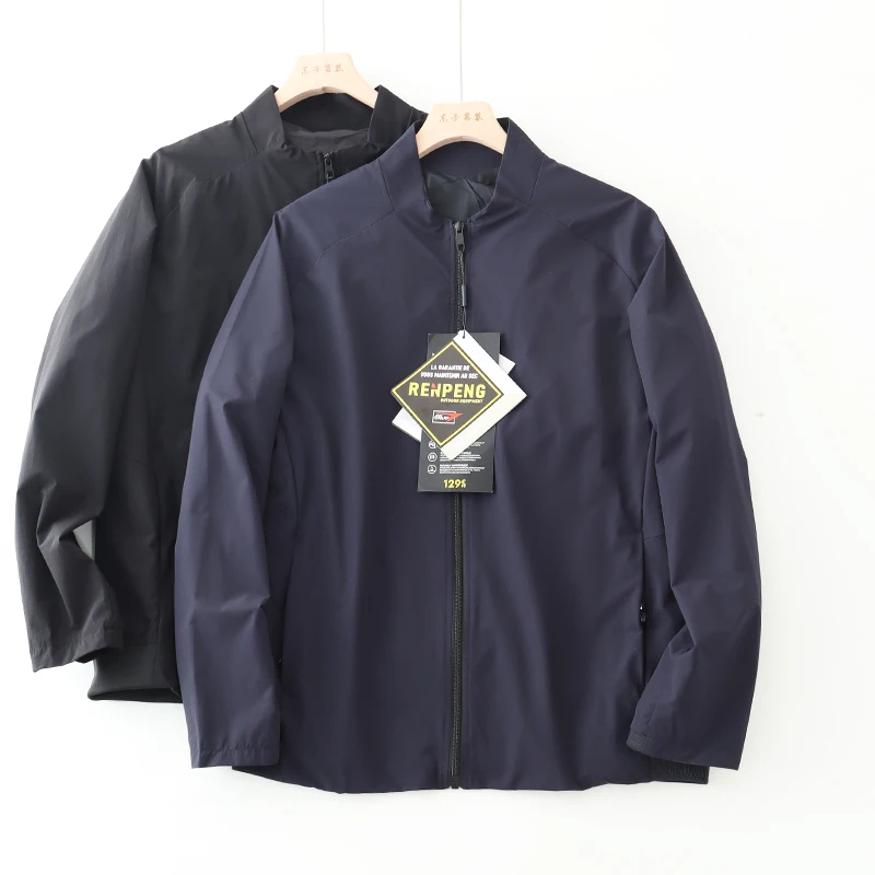 

Outdoor Function Lightweight Busin Casual Men's Stand Collar Sports Jaet Qui Dry Coat Early Autumn New Arrival