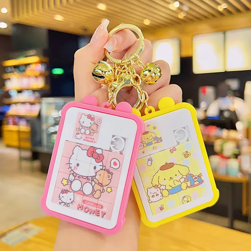 

Hello Kitty Cinnamoroll Anime Kawaii Sanrio Fashion Key Chain Pendant Cute My Melody Ins Students Bag Decoration Gifts for Kids