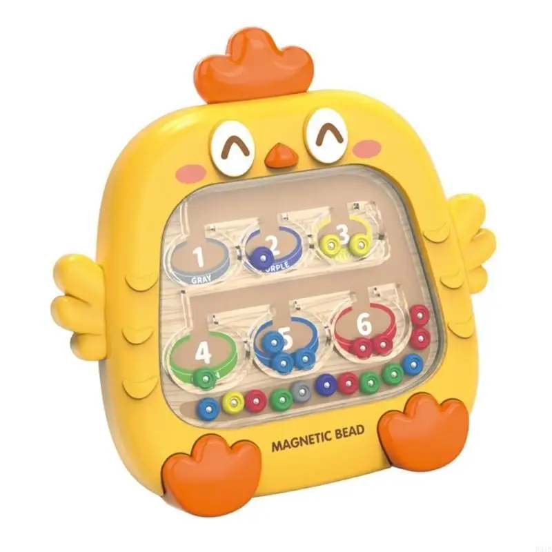 Kleurensorteerschotbord met magnetische pen educatief kip speelgoed voor kinderen P31B