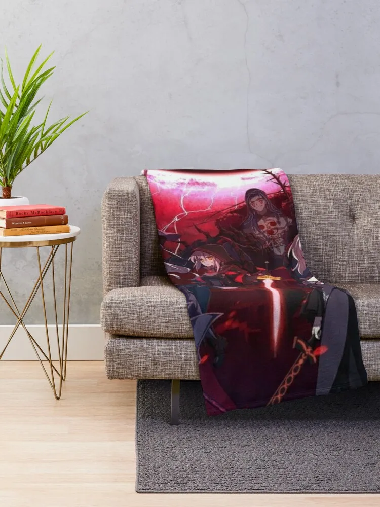 Fate Stay Night Anime Throw Blanket Polar halloween Blankets