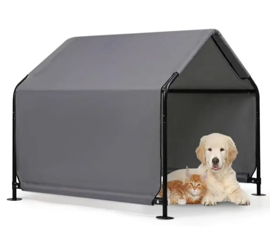 

Heavy Duty Upgrade Elevated Dog House for Outdoor or Indoor - Waterproof Dog Tent Cat House