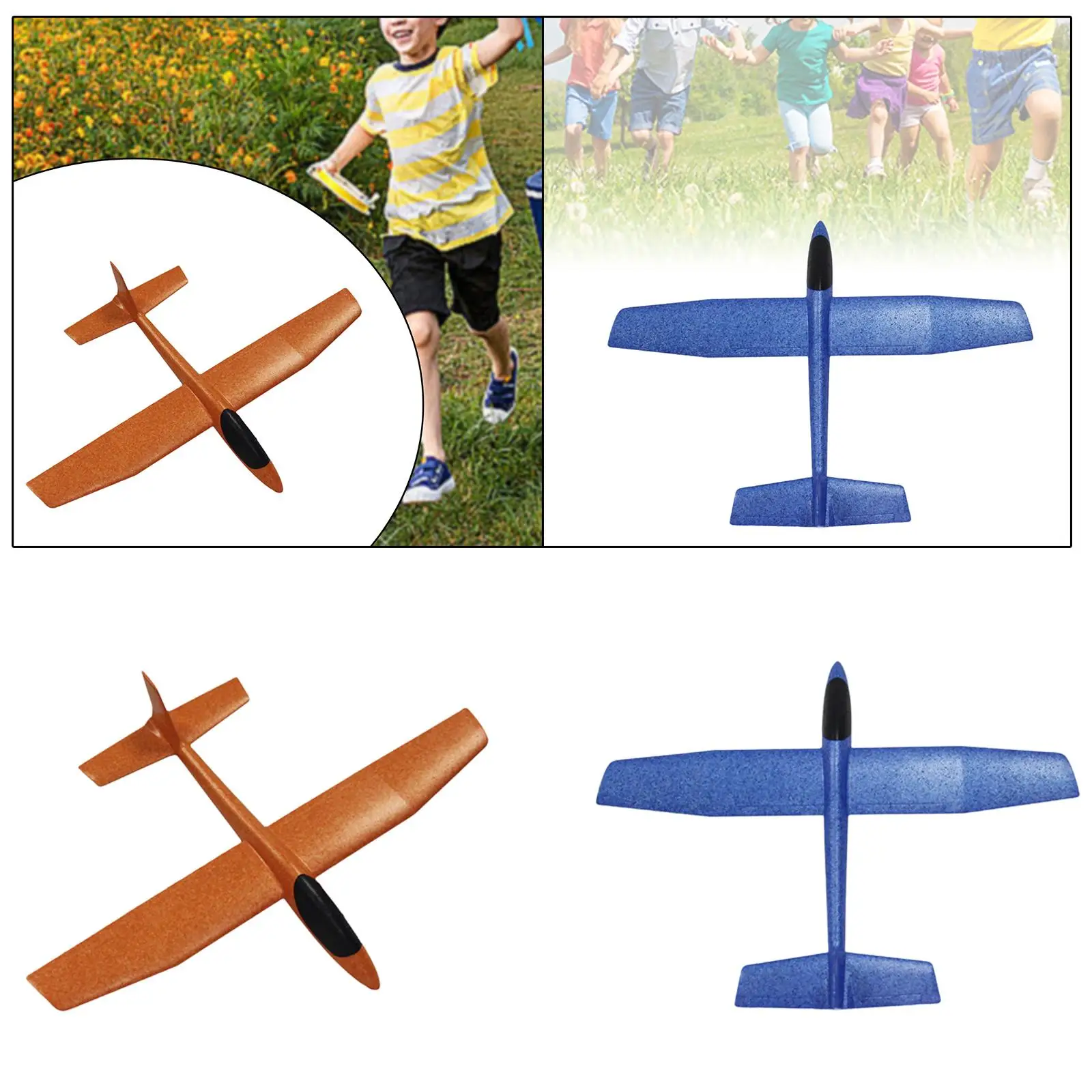 Glider Airplane Toy Hand Throwing Plane Birthday Gift Outdoor Sport Game Toy