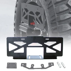 Rear License Plate Holder Frames Bracket For Jeep Wrangler JL 2018-2023 License Plates Mounting Bracket