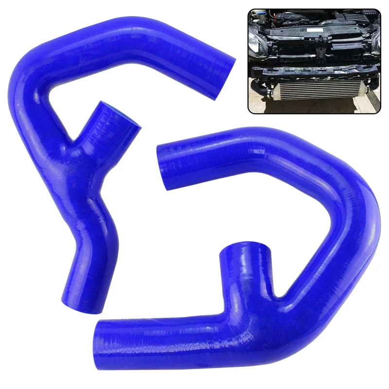 

Силиконовый турбоинтеркулер для трубного шланга для Golf MK5-MK6 MKV GTI 2.0T FSi T 2006-2009 2006-2009, черный/синий/красный