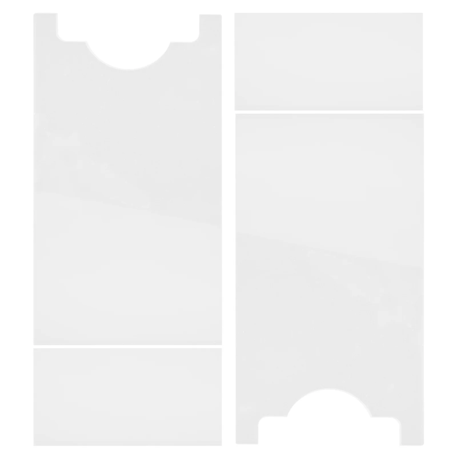 

1 Set Clear Furniture Wall Protector Spacer 5Mm Transparent Bed Sofa Stopper Fire Safety Guard For Couches Beds Wall Protectors