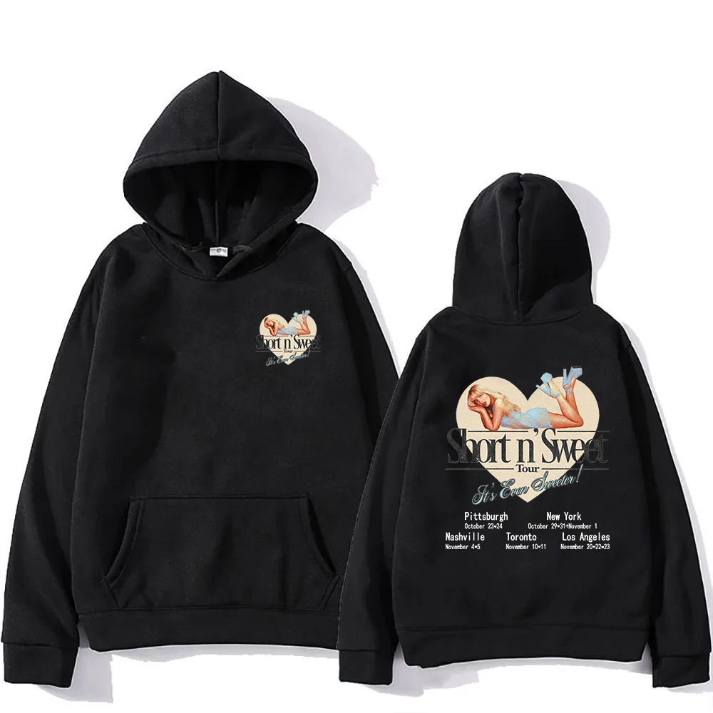 Sabrina Carpenter Short n’ Sweet Tour 2025 Hoodie Men/women Hoodies Harajuku Winter Clothes Pullover Sweatshirt for Fans Gifts