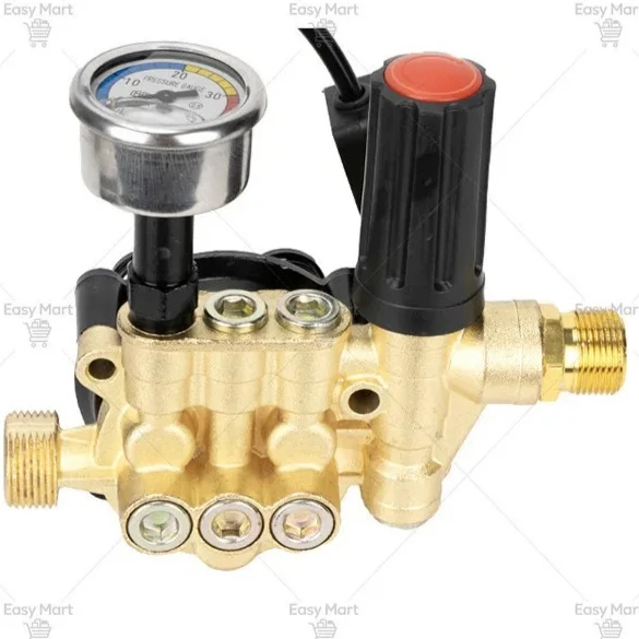 Portable Car Washing Machine Pump Head Assembly Accessories 12-Pillar Pressure Regulating Household