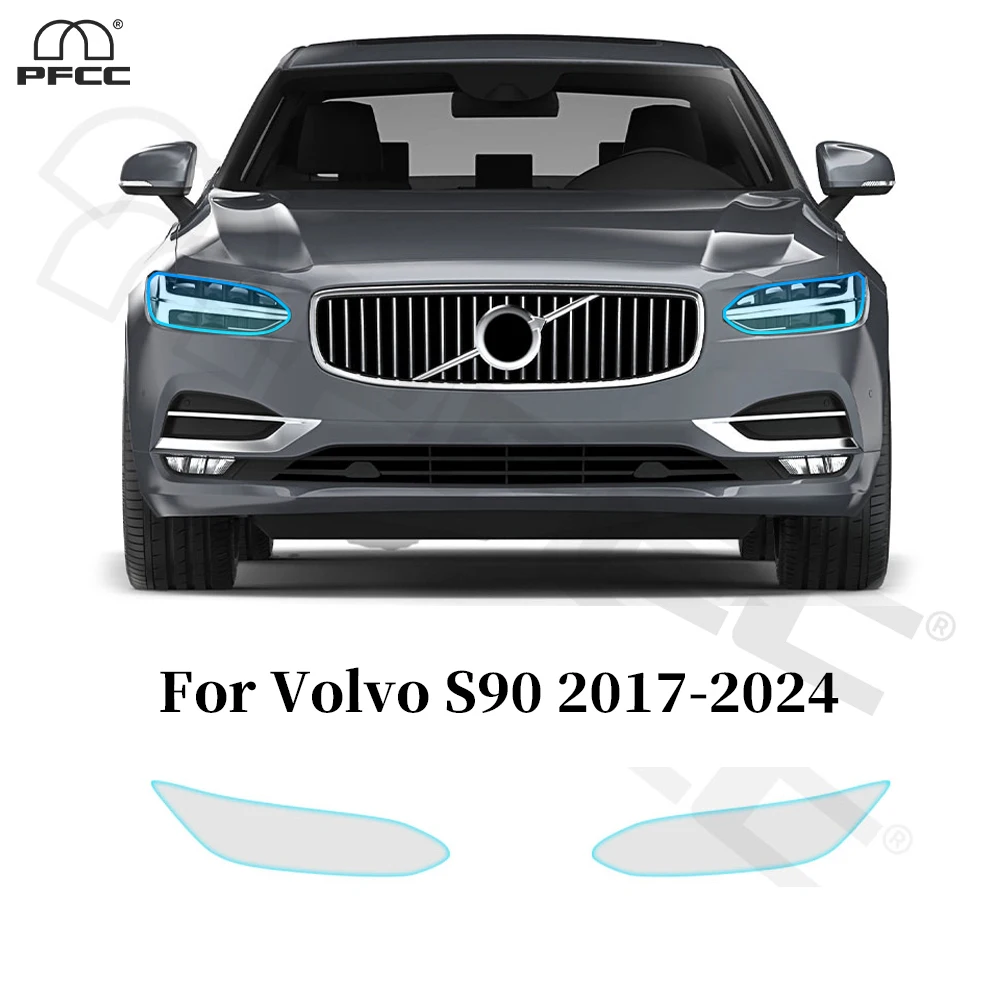 

PFCC for Volvo S90 2017-2024 Headlight Rearview TPU Paint Protective Film Pre-cut PPF Clear Bra Anti-scratch Resistant Invisible