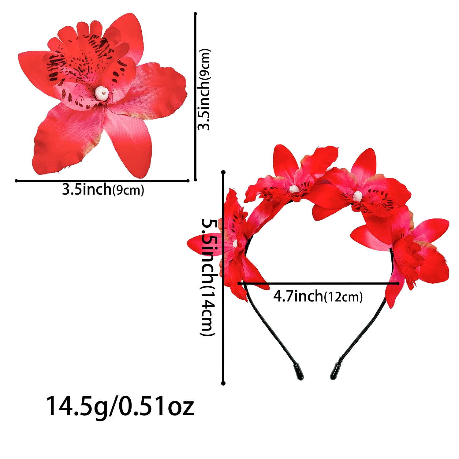 1PC Women Bridal Girsl Flowers Head Hoop Crown Headband Wedding Headpiece Hair Band Accessories Artificial Wreaths Garland