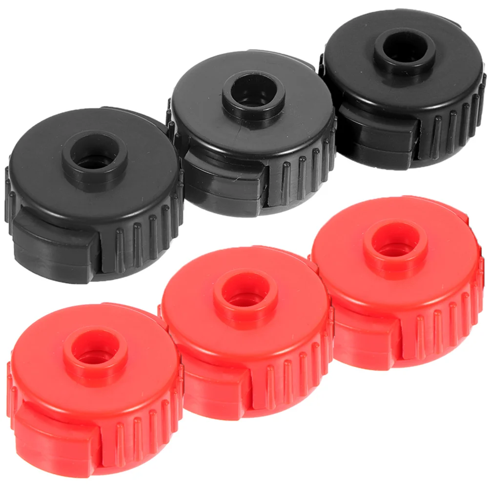 

6Pcs Cymbal Quick Release Caps Plastic Drum Nut Buckle for Stable Fast Removal and Installation Cymbal Parts Caps