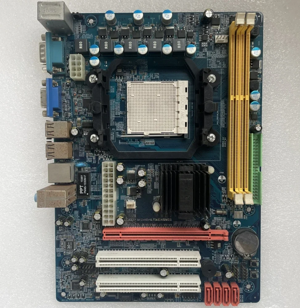 

For Yeston A6M3 DDR3 Computer AM3 Main Board Serial Port, Small Board, Dual PCI Desktop N61