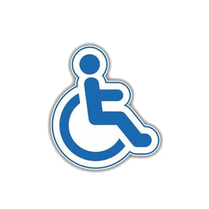 

Car Stickers Wheelchairs Special Logo Badges for The Disabled Waterproof and Sunscreen PVC 13*11cm