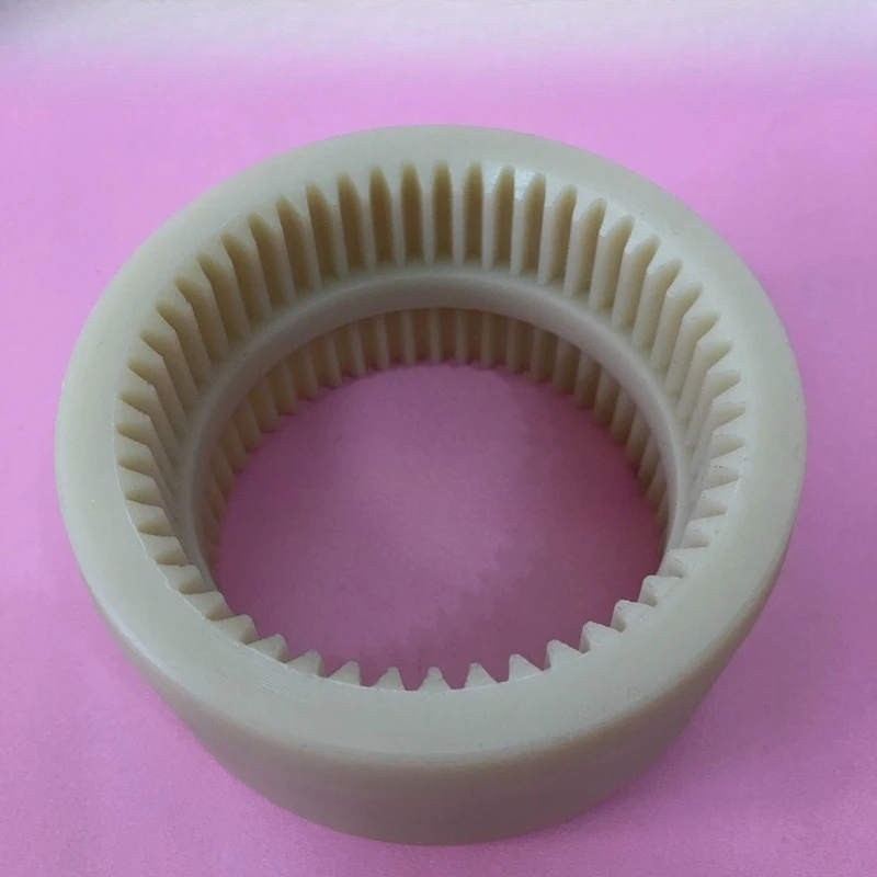 Nylon Internal Gear Coupling Sleeve Vacuum Pump Motor Spare Parts 34/40/44/50 Teeth Plastic Connecting Sleeve