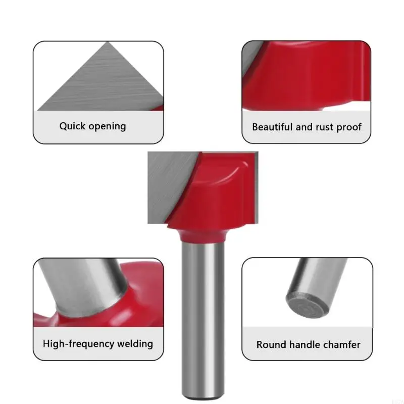 Long Last Carbides Tipped Router Bit For Efficient Hardwood Mortising And Planing