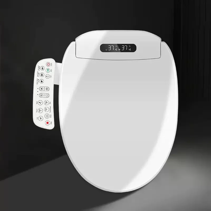 Intelligent Instant Heating Smart Toilet Seat, Electric Heated Seat Cover with Bidet Function, Automatic Bathroom Sanitary