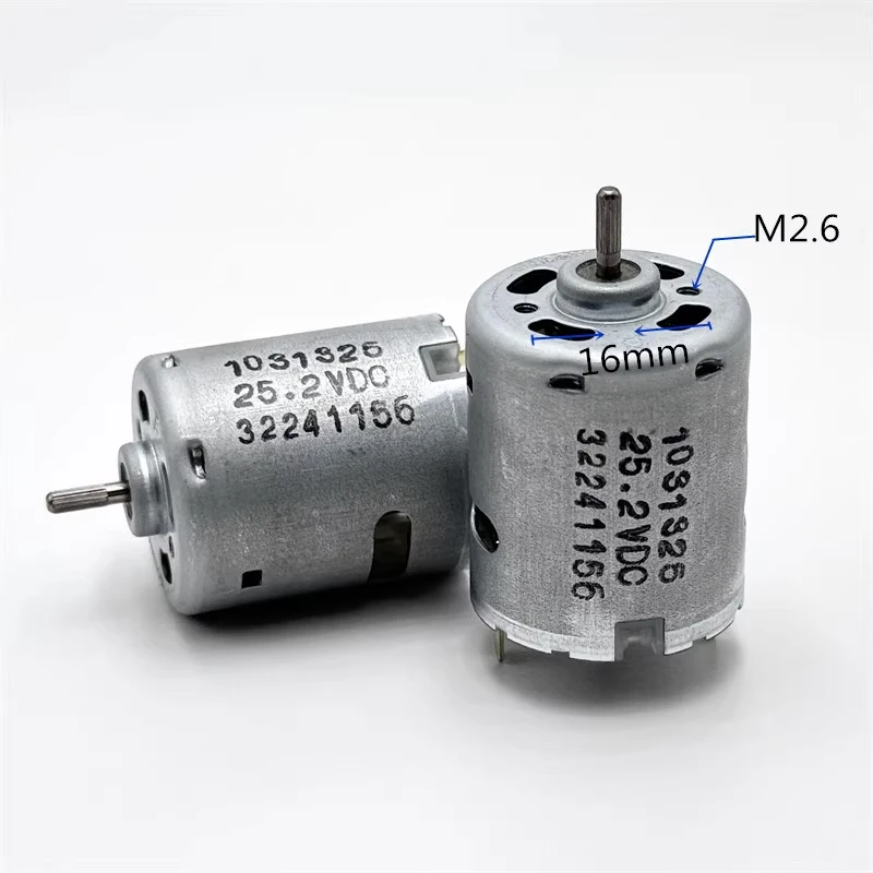 JOHNSON 1031325 RS-365 Motor DC 12V 18V 24V 25.2V 12000RPM Micro 28mm Electric Carbon Brush Motor Knurled Shaft DIY Hobby Toy