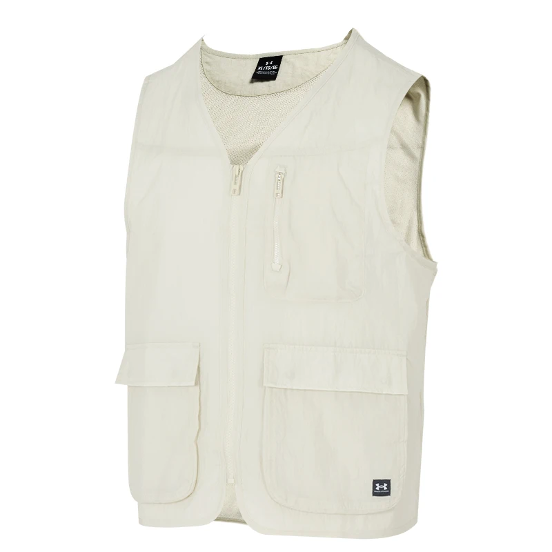 

Мужской жилет Under Armour, спортивный жилет, уличная повседневная свободная тканая куртка для фитнеса и тренировок 1382877-273