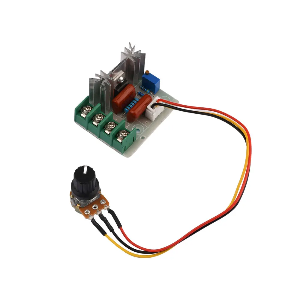 AC 220V 2000W SCR Voltage Regulator Dimming Motor Thyristor Speed Controller Thermoregulation Electronic Voltage Regulator Board