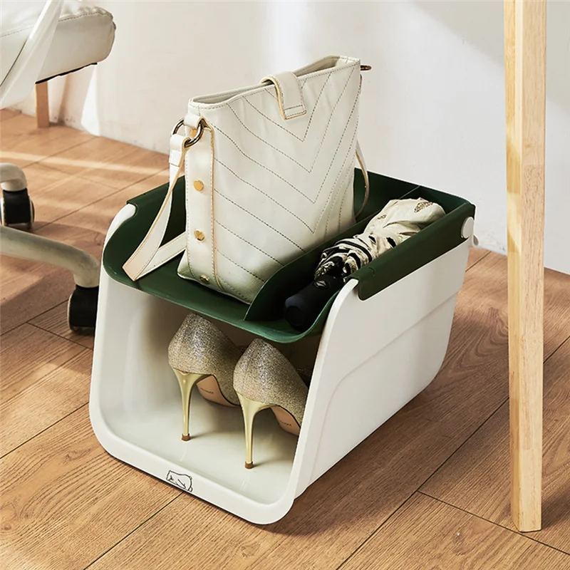 

AS94-Shelf Shoe Organizer Space-Saving Locker Organizer Of Shoes