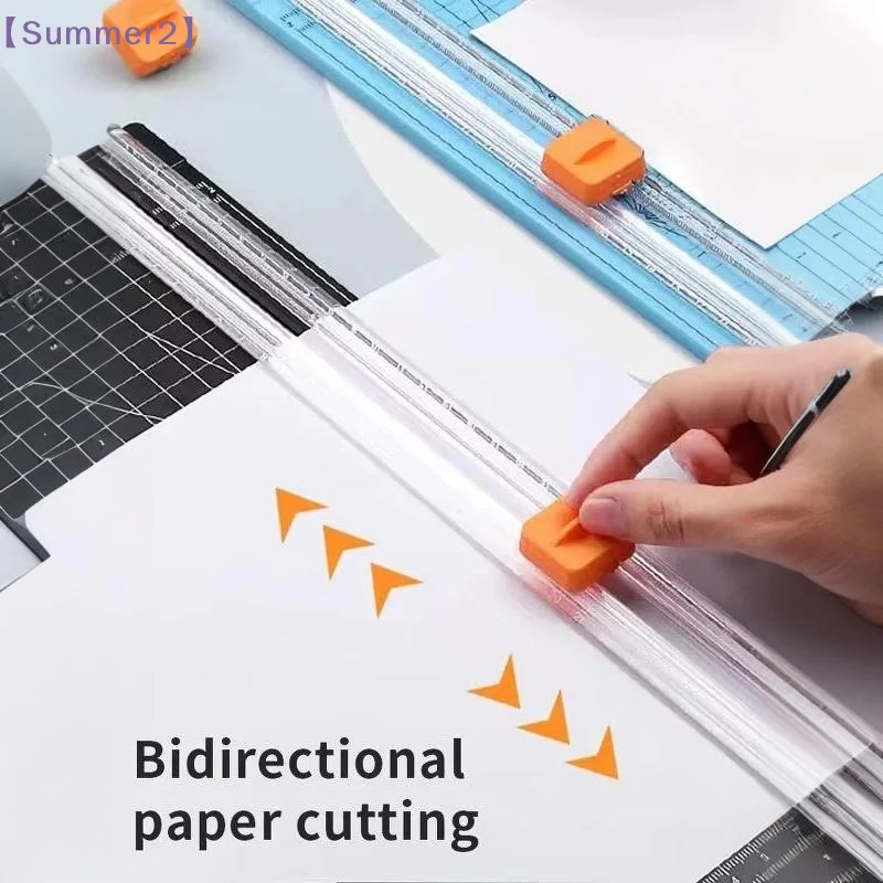 Double Sided Cutting A4 Paper Cutter Small Mini Paper Cutter Student Hand Made Ledger Cutting Photo〔Sum2〕