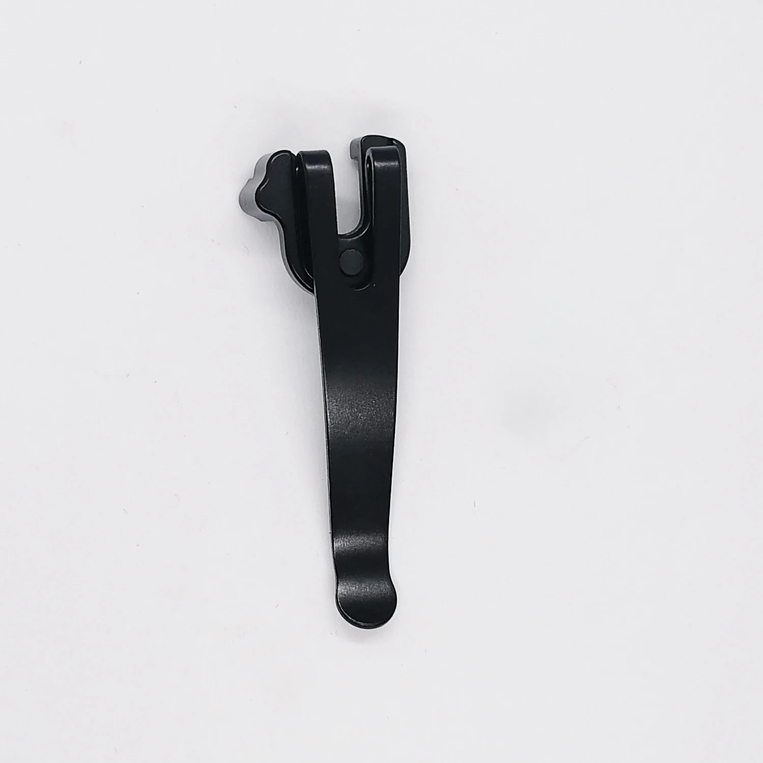 Stainless Steel Deep Carry Pocket Clip With 1 Install Screw for 91mm Victorinox Swiss Army Knife Black view 2