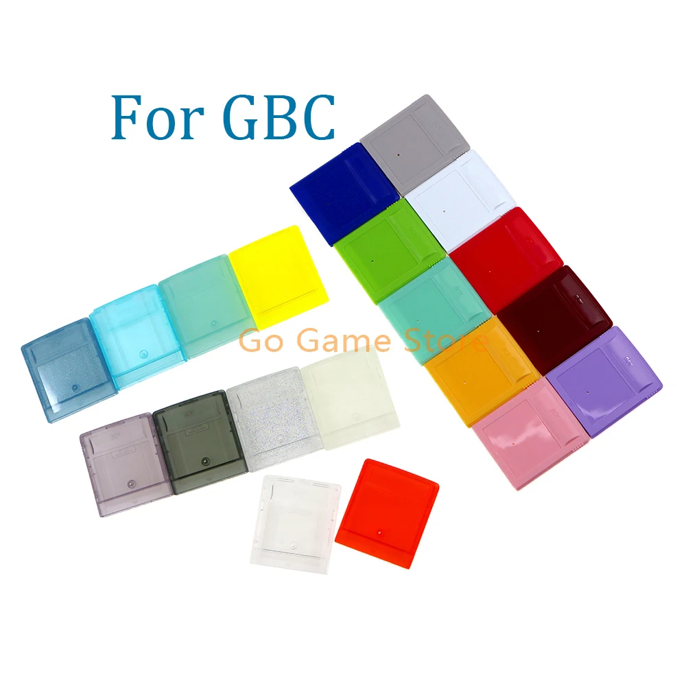 

30pcs Game Card Shell for Gameboy Color GBC Cartridge Protective Case Cover with Logo for GB GBP GBA SP Replacement