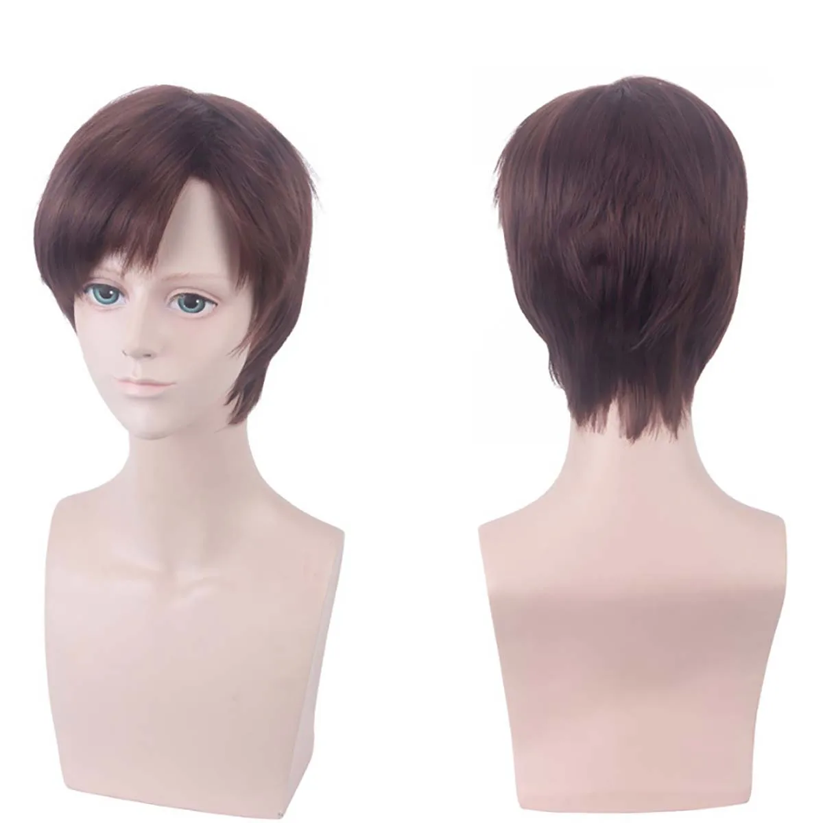 วิกผมสีดำหยิกสำหรับผู้ชาย แต่งกายเป็นศาสตราจารย์เซเวอร์รัส สเนป ในวันฮาโลวีน