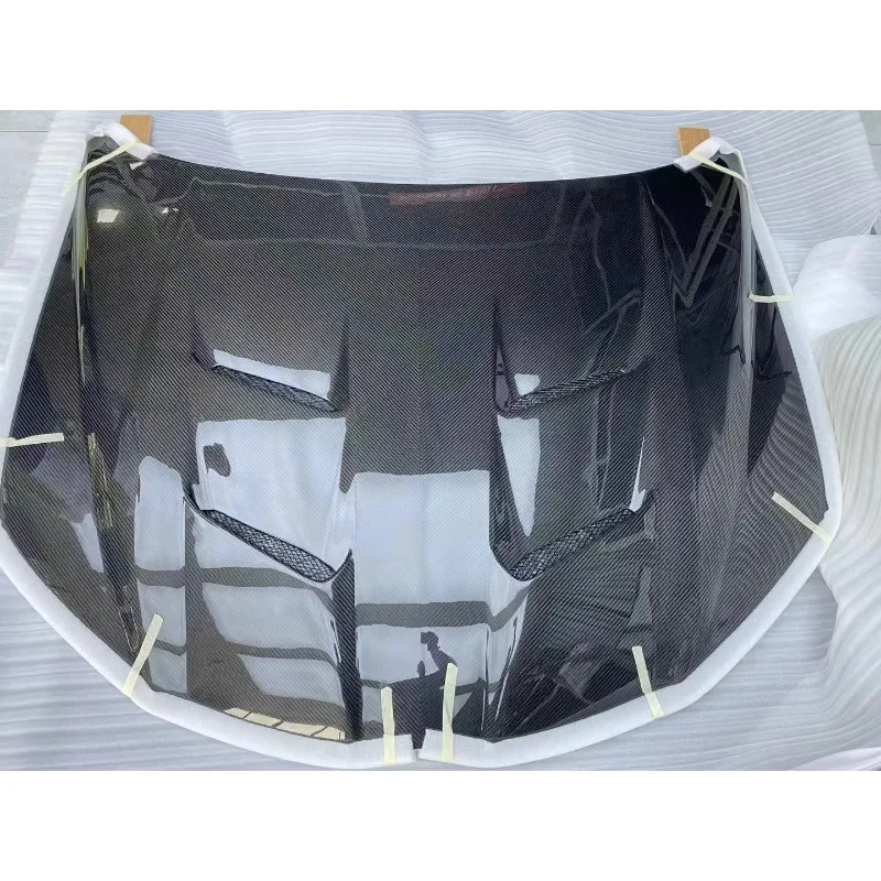 Mansori Hood MSY Bonnet High Quality Dry Carbon Engine Cover New Bolt-On Sports Style Body Kit with Clips