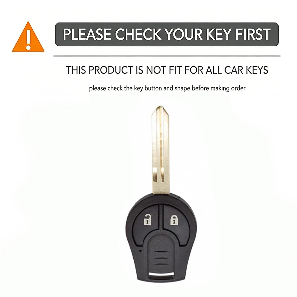 2 Buttons Key Case Silicone Protect Shell for Nissan March Tiida Altima Armada Cube Juke Maxima Pathfinder Rogue Accessories