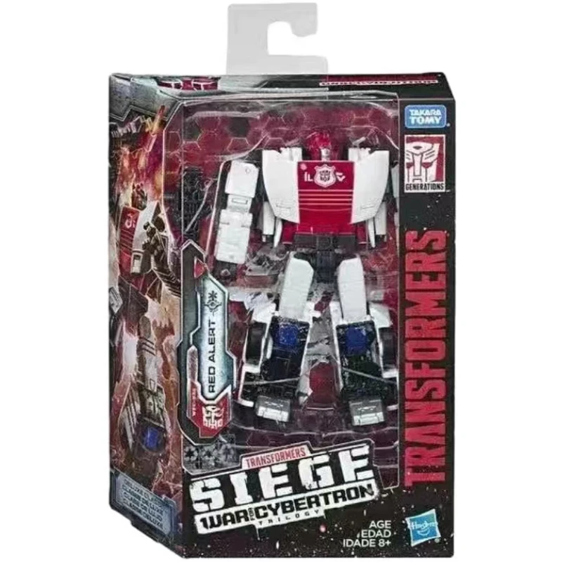 재고 Takara Tomy 트랜스포머 G 시리즈 WFC-S WFC-S35, 빨간 경고 로봇, 애니메이션 액션 모델 장난감 선물