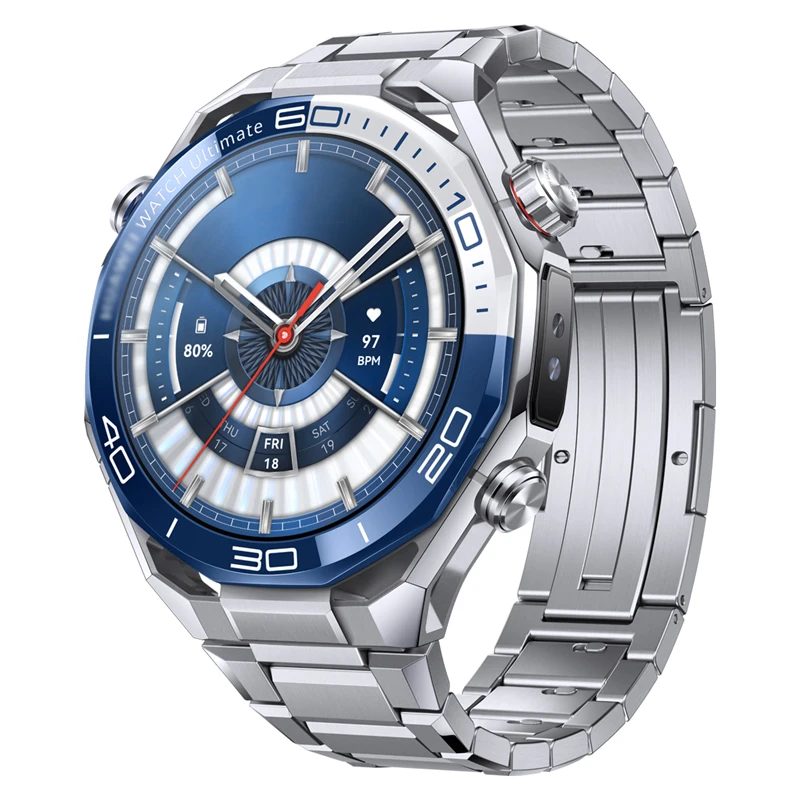 Offizielles Titan-Armband für HUAWEI WATCH Ultimate 2 22mm Armband für Huawei Ultimate GT6 Pro GT5 GT4 GT3 46mm Schnellverschluss-Band