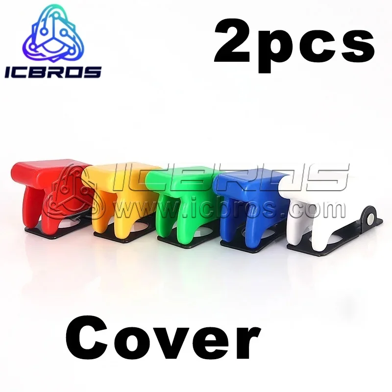 2pcs/lot 12mm Button Anti Touch Dust-proof And Waterproof RockeR Switch Protection Cover, Multiple Colors AvAilAble