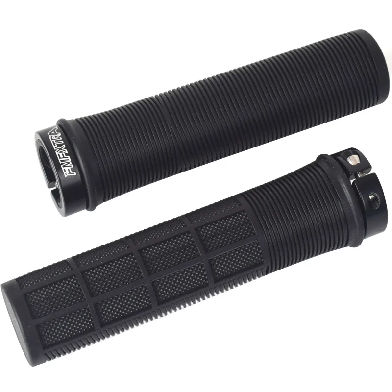 Rubber Two-color Bicycle Handlebar Covers, Mountain Bike Folding Bike Comfortable Shock-absorbing Riding Grip Accessories image 5