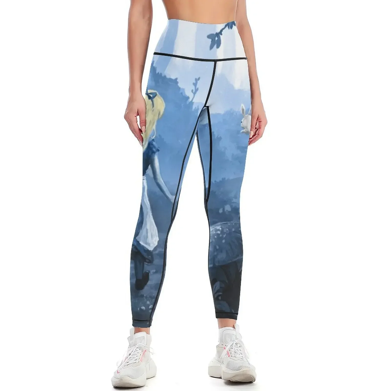 Follow the Rabbit Leggings flared exercise clothing for Sports female Legging sexy woman Womens Leggings