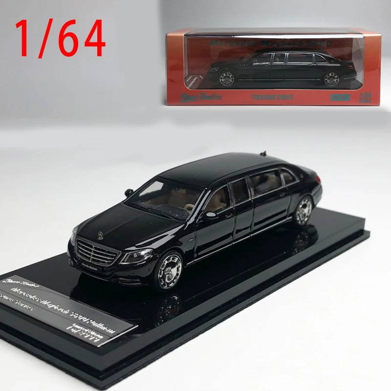 

Diecast 1:64 Model Car Benz S600 Alloy Model Pullman Maybach Collection Toys for Boys Gift Original Box