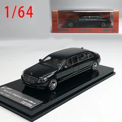 Diecast 1:64 Model Car Benz S600 Alloy Model Pullman Maybach Collection Toys for Boys Gift Original Box