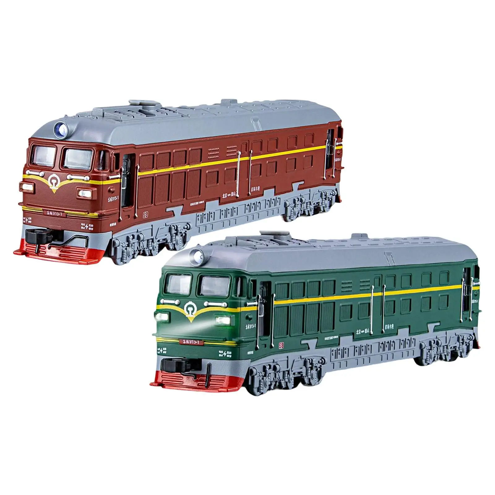 Simulation Steam Train Model Toys Modern Locomotives Decorative for Children