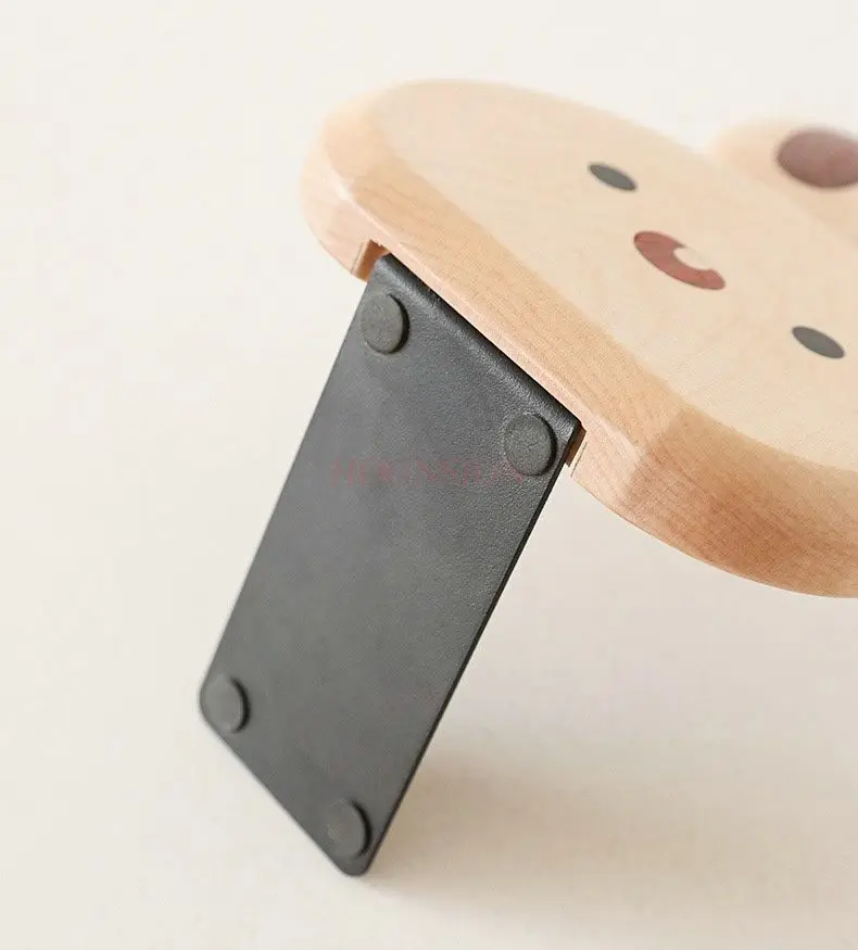 2pcs Wooden bunny, wooden desktop bookshelf, book holder, book stand, book holder, study storage, decoration