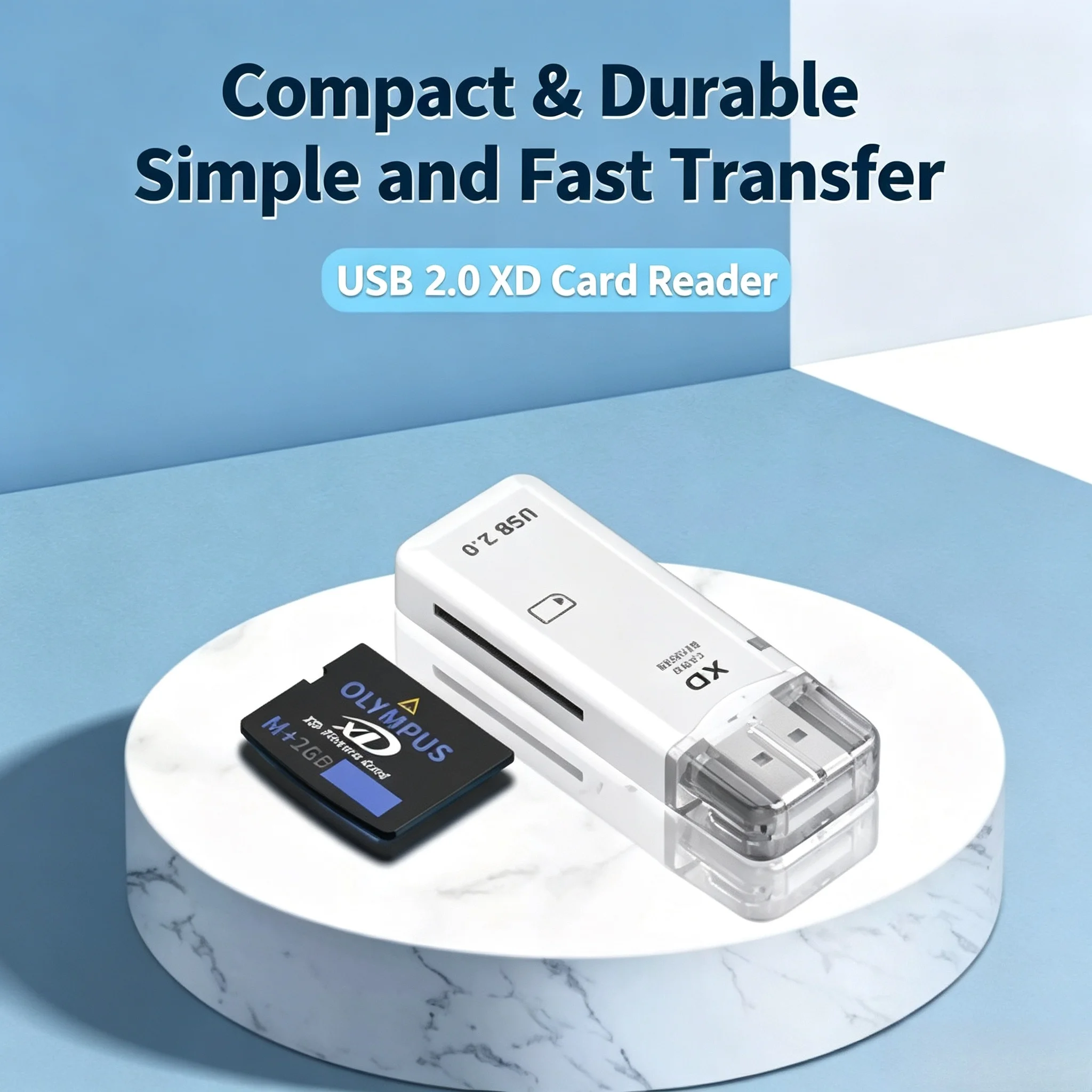 1Pcs XD Picture Card Reader USB 2.0 Memory Adapter For Olympus Fuji Cameras Type C To Micro Usb Type C Otg Ugreen