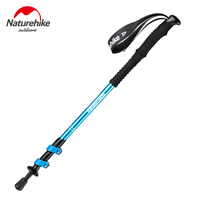 Naturehike 3 Node Adjustable Trekking Pole Ultralight Aluminum Alloy Telescopic Walking Hiking Climbing Sticks Adult Child