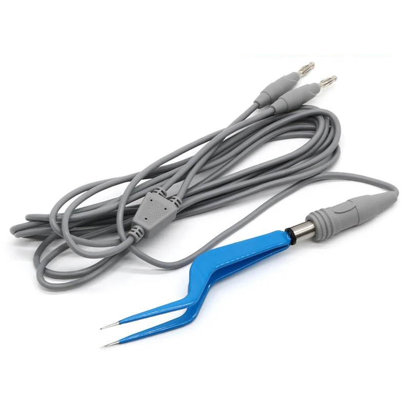 Medical Silicone High-voltage Cable Surgical Bipolar Coagulation Forceps Accessories