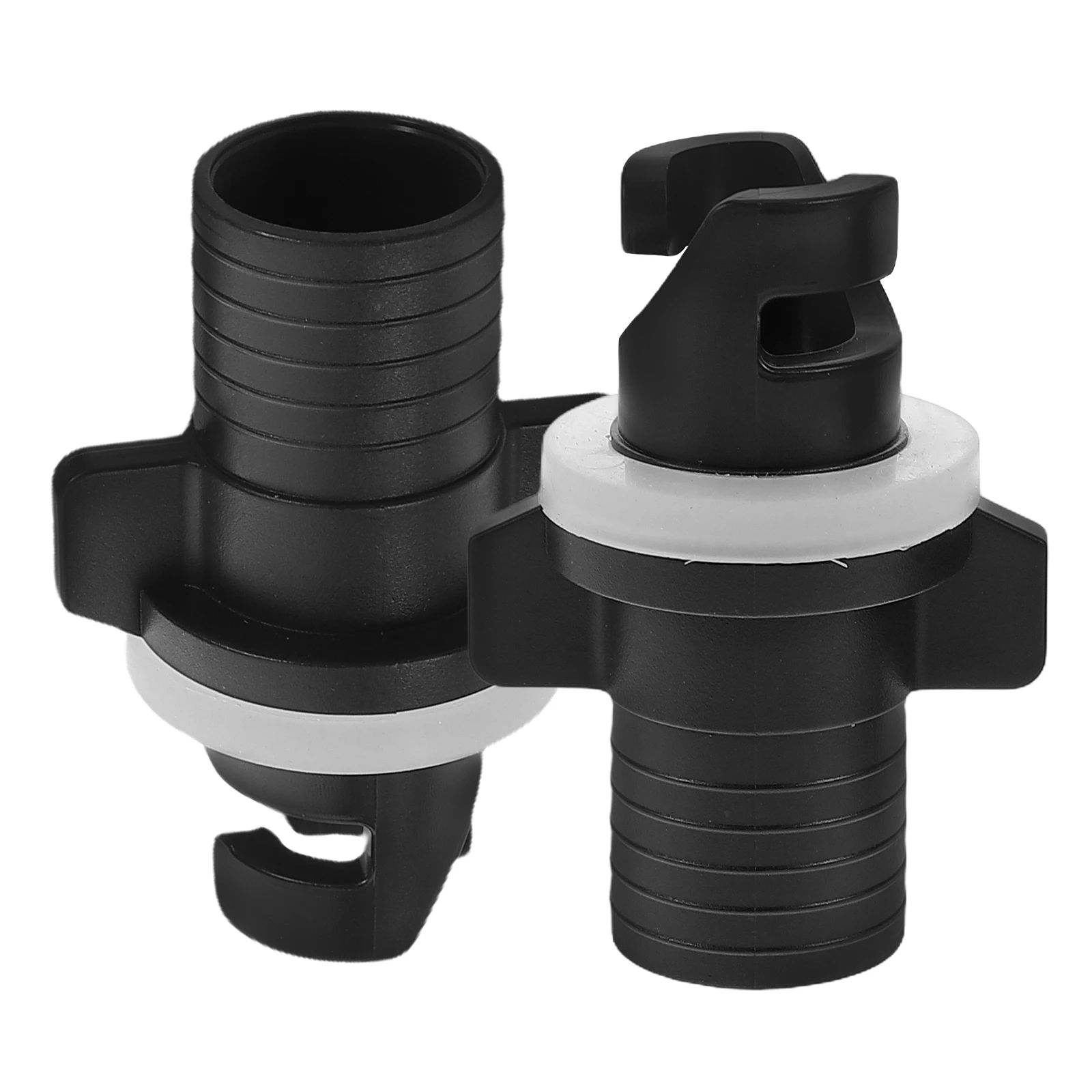 

2pcs Inflatable Boat Valve Adapter Air Hose Plug Kayak SUP Pump Stem Connector Accessories Boat Inflate Deflate Portable