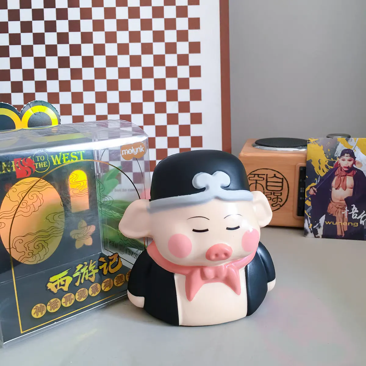 Oryginalne zabawki Anime Journey to the West Slow Rebound Kawaii Figurka akcji Gadżet antystresowy Figurki kolekcjonerskie Zabawki Prezenty