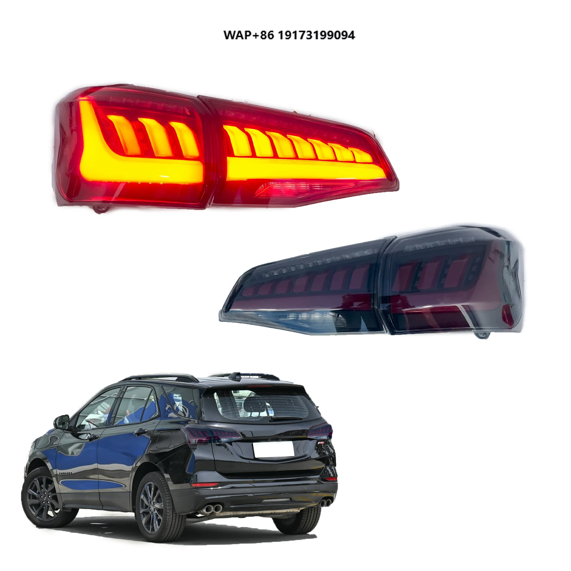 

LED Car Tail Light Assembly Taillight for-Chevrolet Equinox 2017-2020 Modified Rear Lamp Auto Taillamp