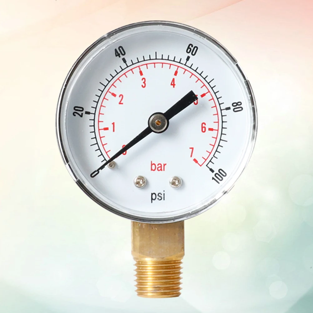 

Pressure Gauge High Strength BAR NPT Precision - Psi Compressed Number Markings