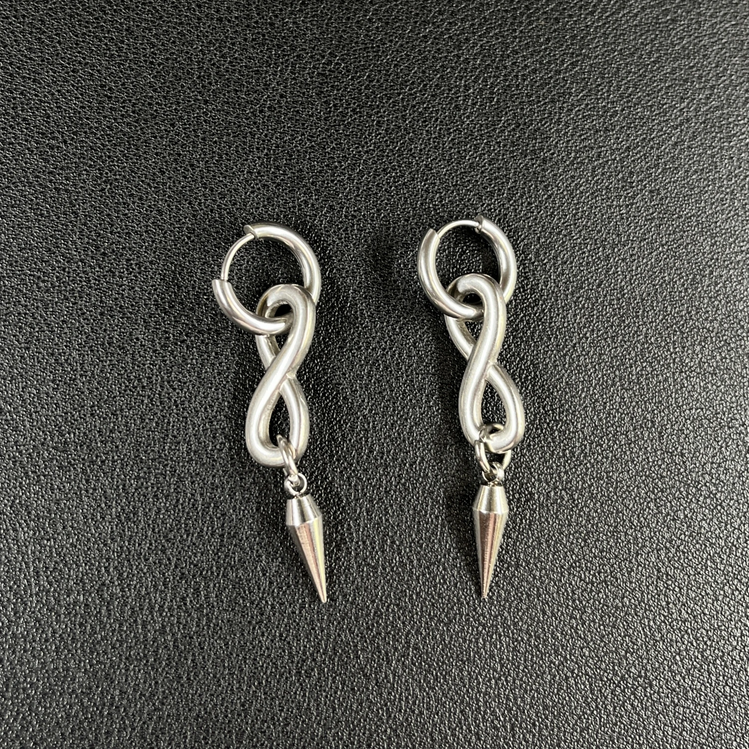 Punk Grunge Rock Nieten Kette Ohrringe Coole Mode Geometrische Tropfen Ohrringe Goth Ästhetischen Charme Schmuck Hip Hop Zubehör