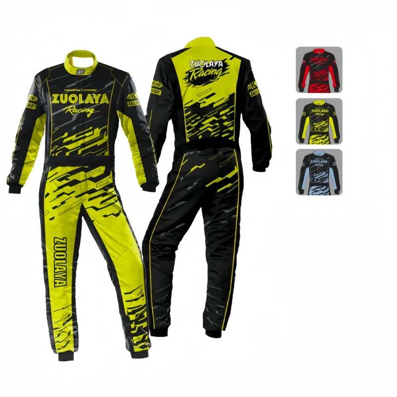 Children's Adult Couple Waterproof and Breathable Kart Car Beach Off-road Vehicle One-piece Racing Suit Private Customization