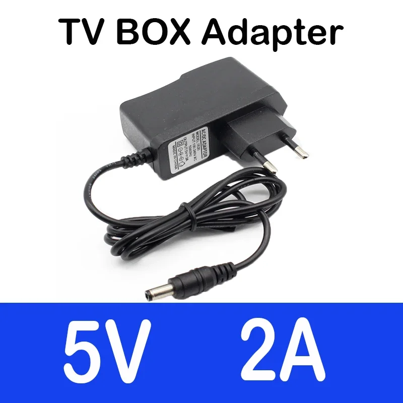 Neuer DC 5V 2A 5,5*2,1mm Konverter-Adapter AC 100V-240V 5V2A 2000mA Netzteil EU US Stecker für T95 X96 Max H96 Android TV Box